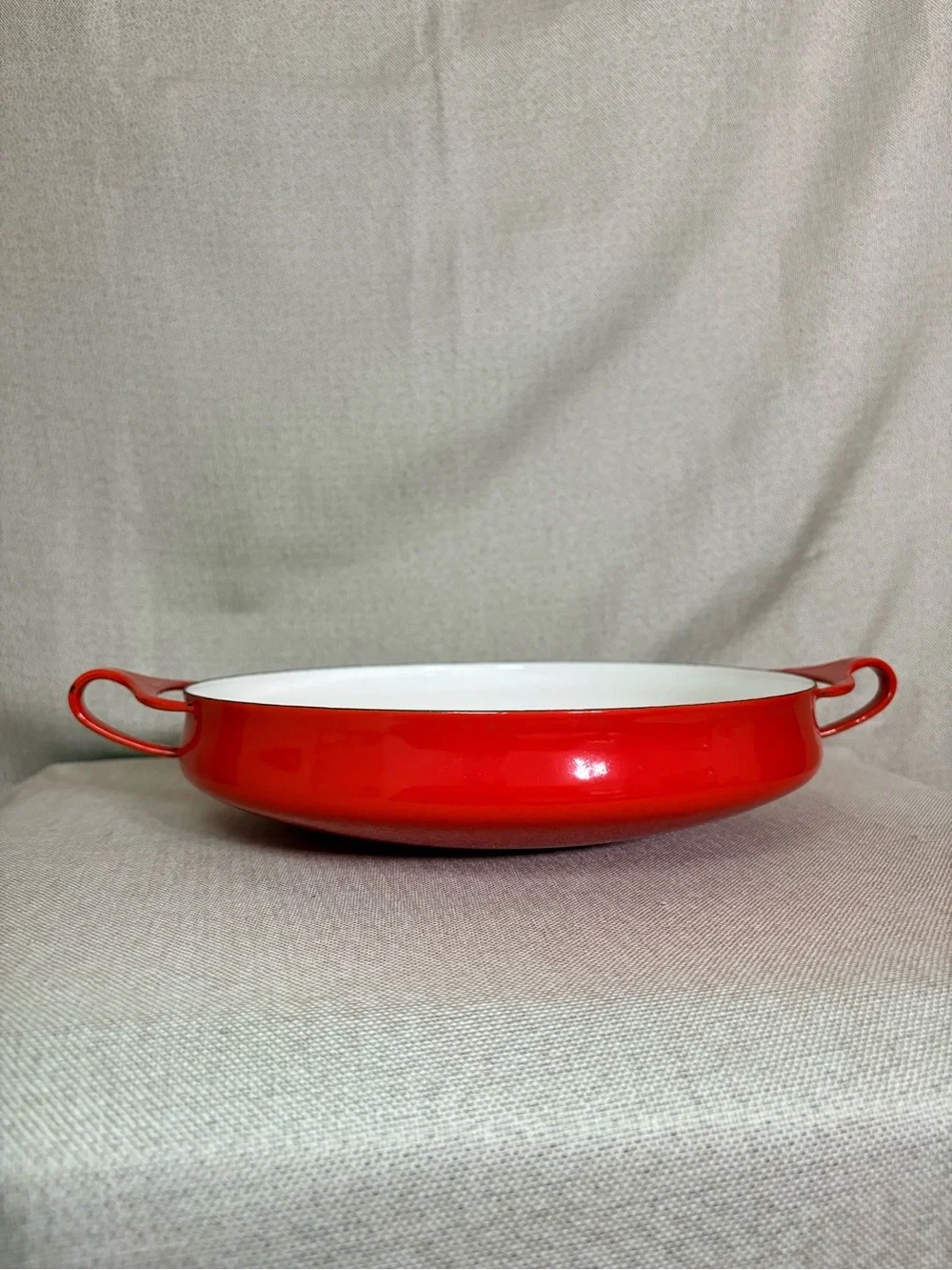Vintage Dansk Kobenstyle Red Paella Pan IHQ Denmark Jens Quistgaard MCM